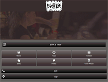 Tablet Screenshot of nolas.com